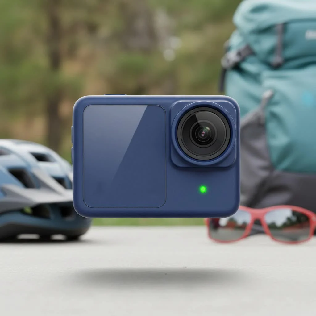 Garmin VIRB Ultra 30 action camera with its waterproof case
