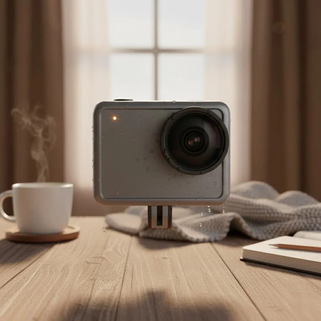 GoPro HERO12 Black action camera capturing a dynamic sports scene