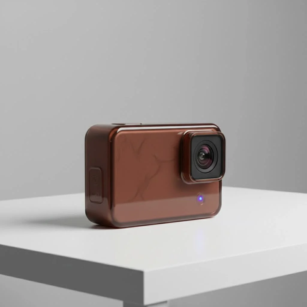 DJI Osmo Action 4 camera mounted on a tripod