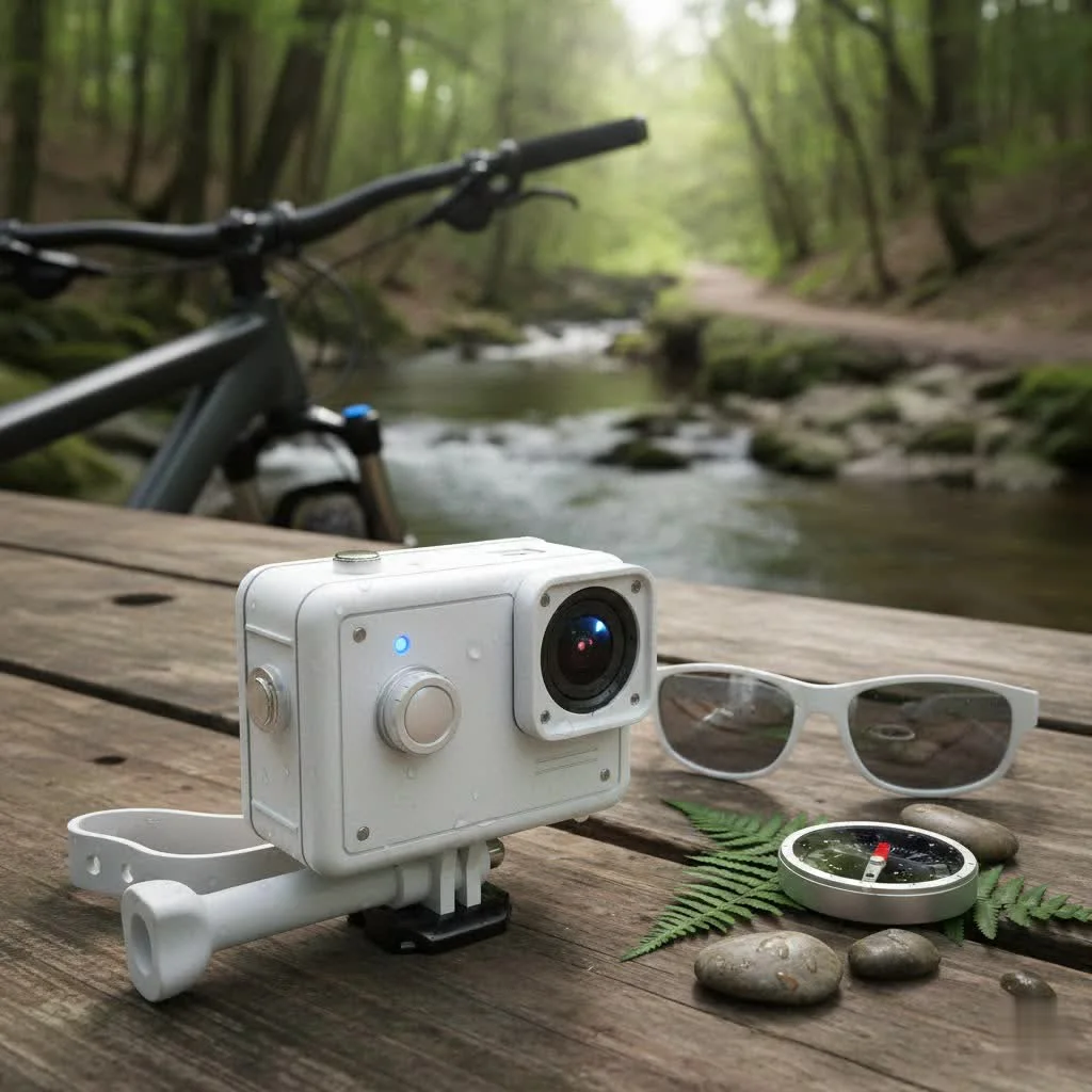 Person holding an Insta360 X4 action camera