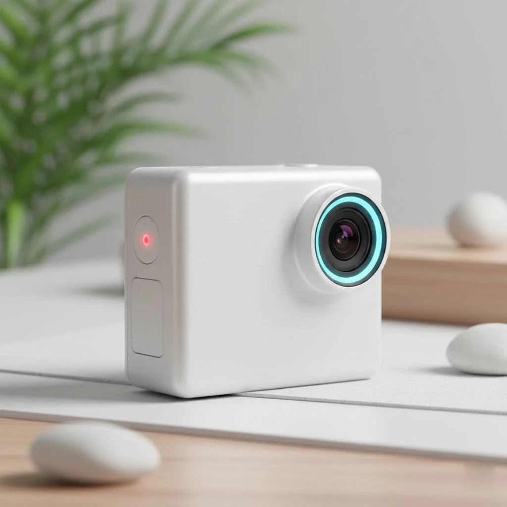 Three top 4K action cameras on a table